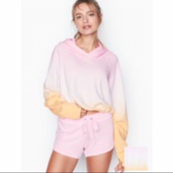 Vs Campus Hooded Pullover pink Tie-dye lg - Picture 3 of 11